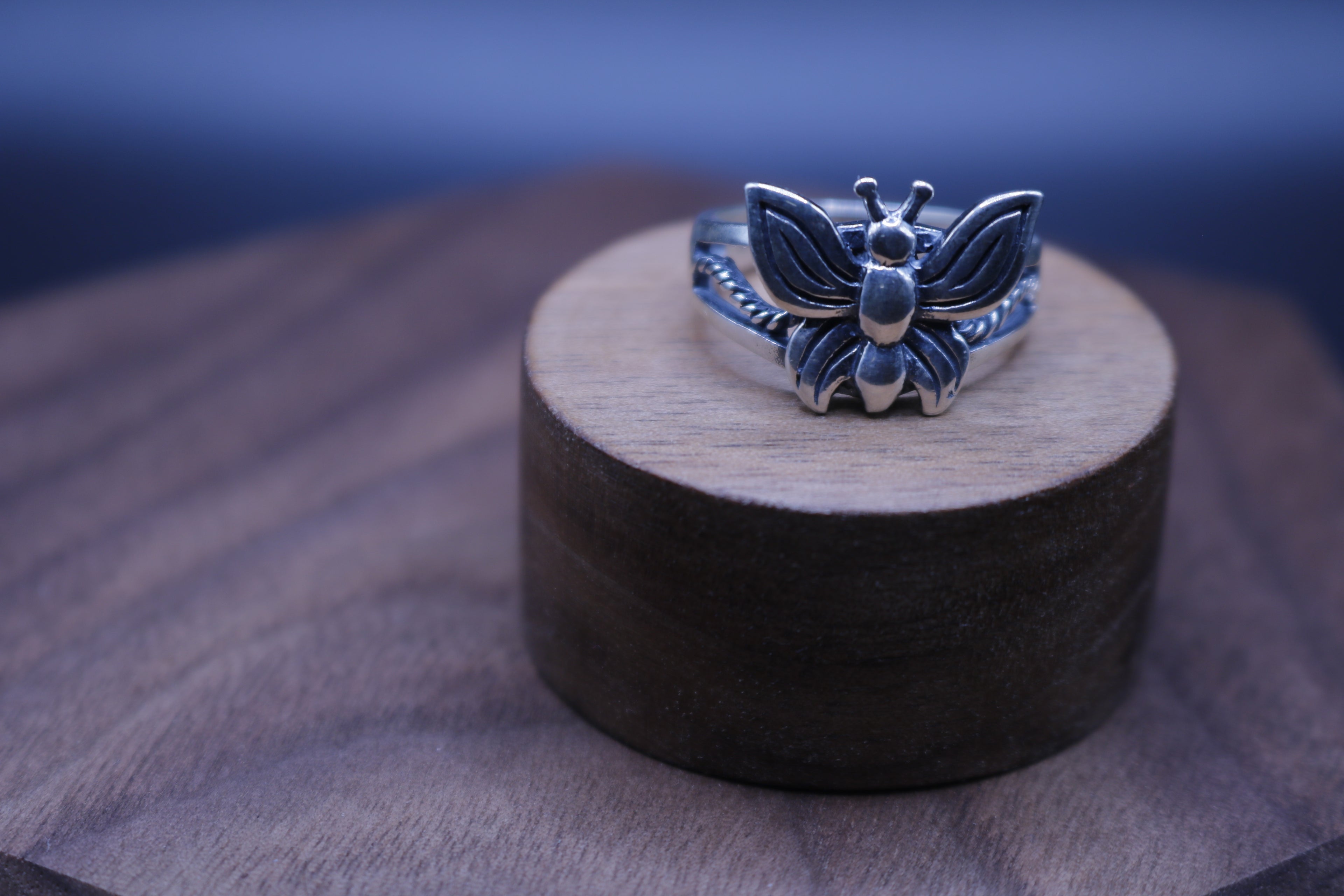 Anillo mariposa de plata 925